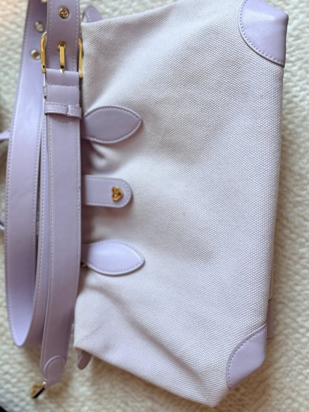 💜 Stoney Clover Lane Lavender/Lilac Pouchette 03